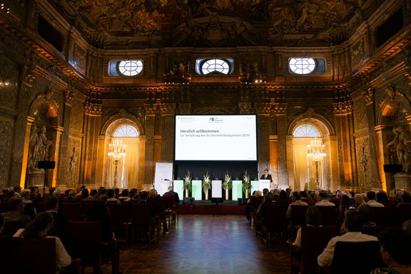 Aufnahme aus dem Saal, in dem die Verleihung stattfand.